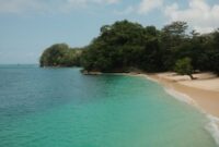Hamparan pasir putih bersih yang berpadu sempurna dengan air laut berwarna pirus di salah satu pantai tersembunyi di Indonesia, menawarkan ketenangan yang tak ternilai. Pemandangan ini mengundang setiap mata untuk menikmati keindahan alam yang memukau.
