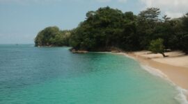 Hamparan pasir putih bersih yang berpadu sempurna dengan air laut berwarna pirus di salah satu pantai tersembunyi di Indonesia, menawarkan ketenangan yang tak ternilai. Pemandangan ini mengundang setiap mata untuk menikmati keindahan alam yang memukau.